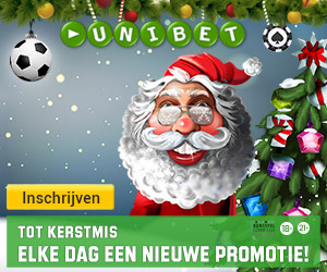kerstkalender van unibet