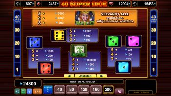 40 super dice