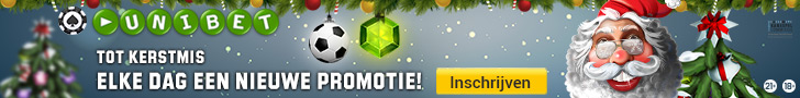 kerstkalender van unibet