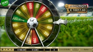 Soccer Wheel dice game bij Unibet