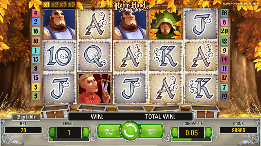 Robin Hood: Shifting Riches NetEnt